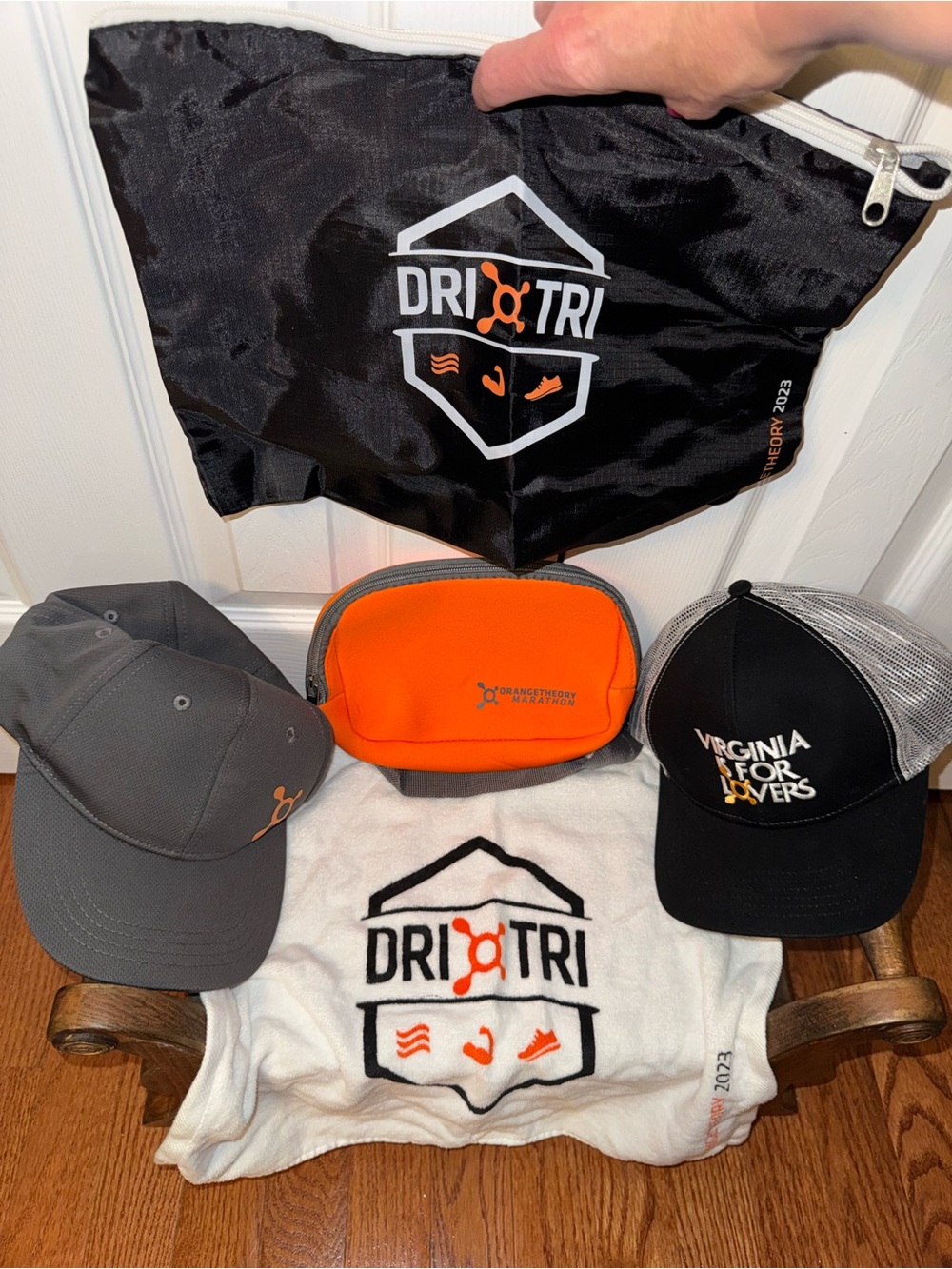 Orangetheory Dri-Tri Athletic Gear Bundle — Black, Gray, Orange, White New